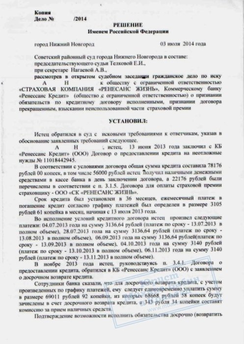 Изображение Признание кредитного договора исполненным Картинка Признание кредитного договора исполненным